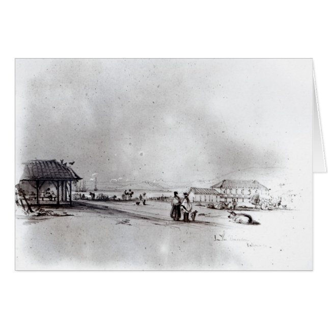 View of Valparaiso, 1834 (Front Horizontal)