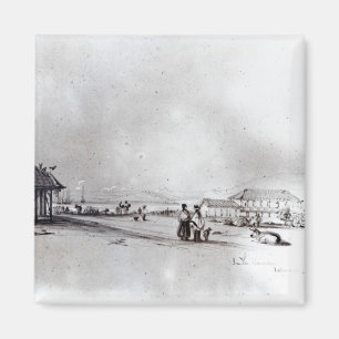 View of Valparaiso, 1834 Magnet