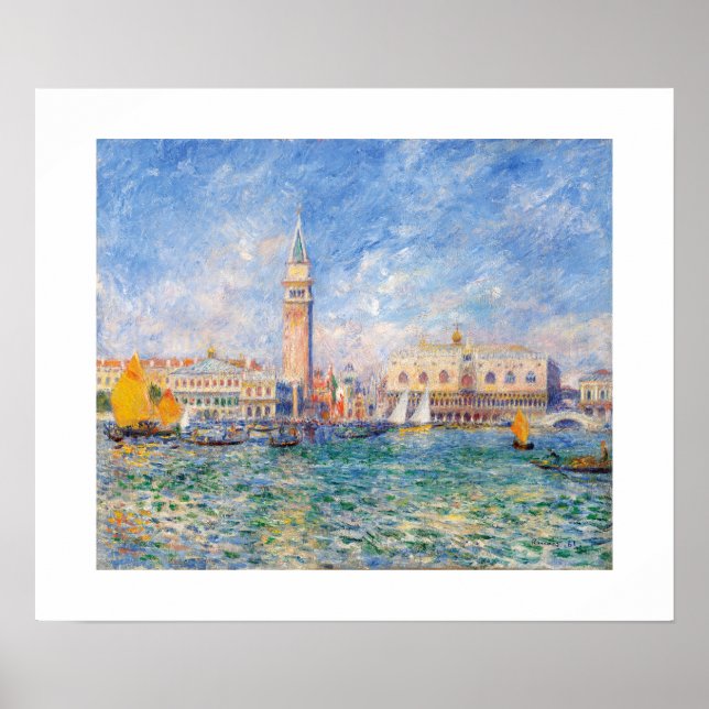 View of Venice by Renoir Poster (Front)