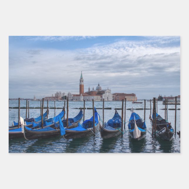 View Of Venice, Italy Wrapping Paper Sheet (Front)