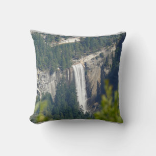 View of Vernal Falls from Glacier Point, CA Cushion