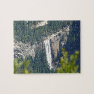 View of Vernal Falls from Glacier Point, CA Jigsaw Puzzle