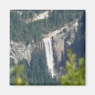 View of Vernal Falls from Glacier Point, CA Magnet