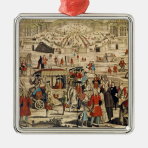 View of Versailles Metal Tree Decoration