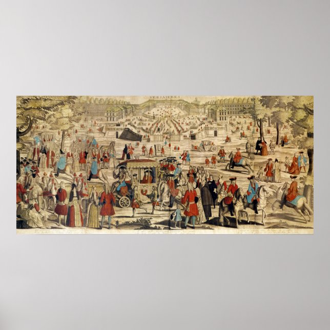 View of Versailles Poster (Front)
