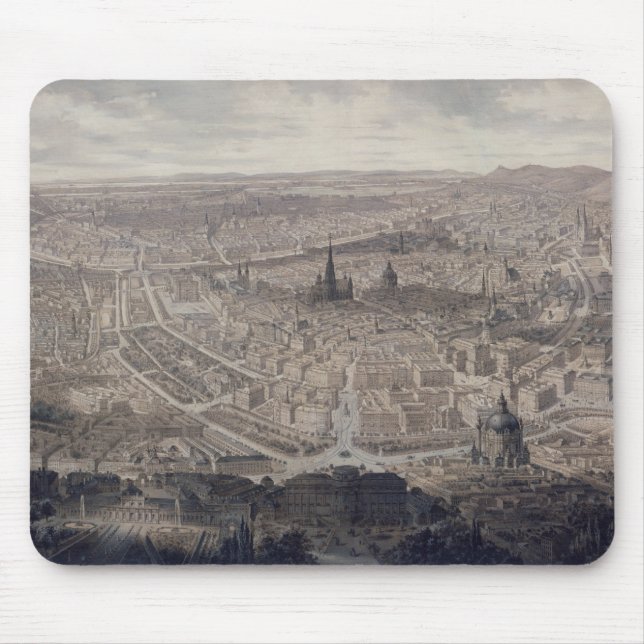 View of Vienna, c.1860 Mouse Mat (Front)