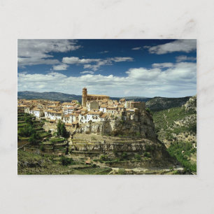 View of village, Villarluengo, Aragon, Spain in Eu Postcard