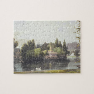 View of Virginia Water with Garden Temples, from ' Jigsaw Puzzle