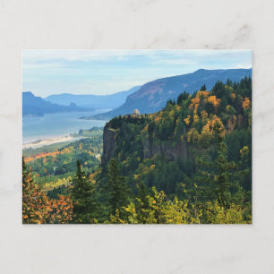 View of Vista House, Columbia River, Oregon Postcard