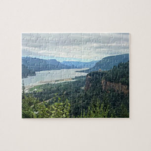 View of Vista House, Oregon Jigsaw Puzzle