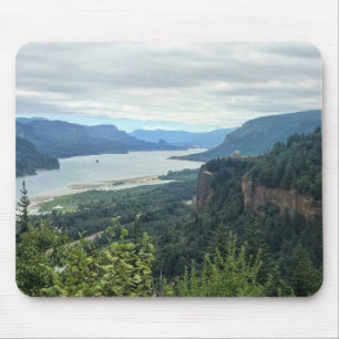 View of Vista House, Oregon Mouse Mat