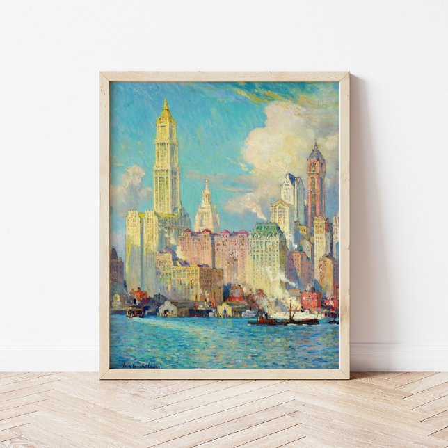 View of Wall Street | Colin Campbell Cooper Poster (Creator Uploaded)