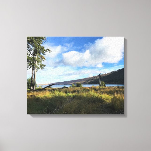 View of Wallowa Lake, Oregon Canvas Print (Front)
