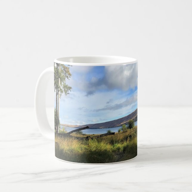 View of Wallowa Lake, Oregon Coffee Mug (Front Left)