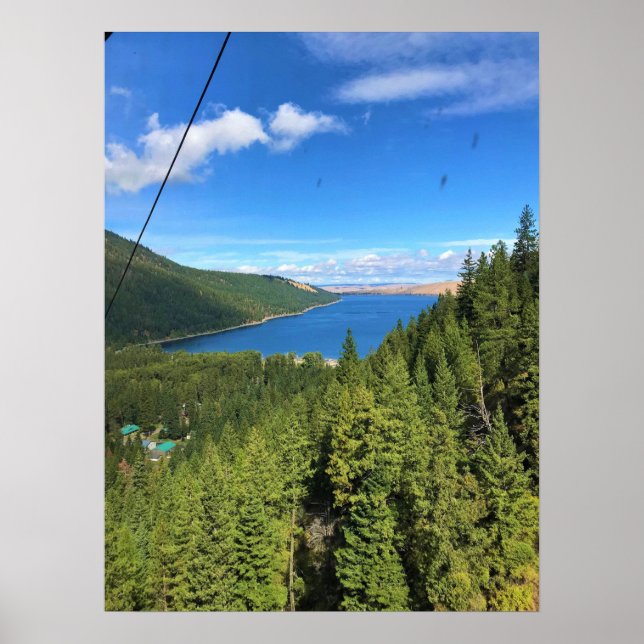 View of Wallowa Lake, Oregon Poster (Front)