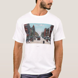 View of Washington Street with Cable Cars T-Shirt