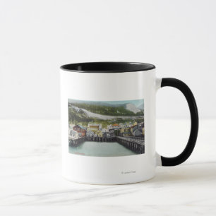 View of Waterfront & TownDouglass, AK Mug