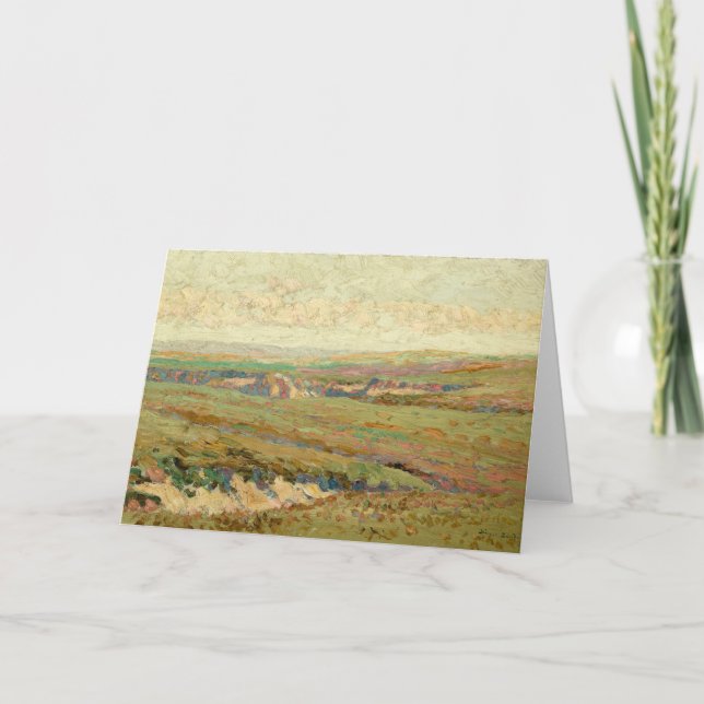 View of Western Kansas | Birger Sandzén Card (Front)