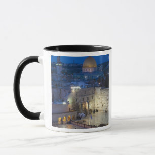 View of Western Wall Plaza, late evening Mug