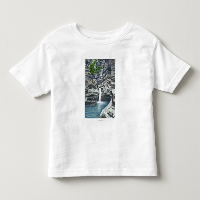View of Whispering Falls Toddler T-Shirt (Front)