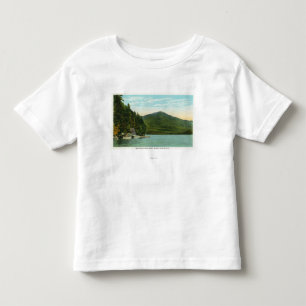 View of Whiteface Mountain from Moose Island Toddler T-Shirt