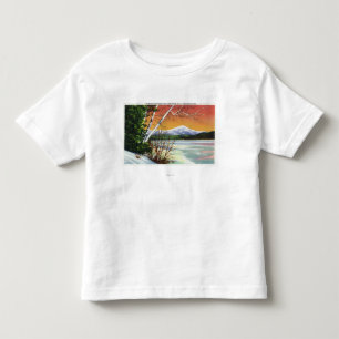 View of Whiteface Mountain from the Lake in Toddler T-Shirt