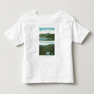 View of Whiteface Mt from Signal Hill, Heart Toddler T-Shirt