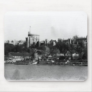 View of Windsor Castle, across the River Thames Mouse Mat