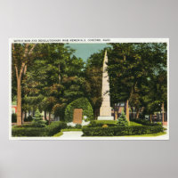 View of World War, Revolutionary War Memorials