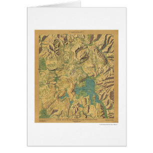 View Of Yellowstone WY MT ID 1915