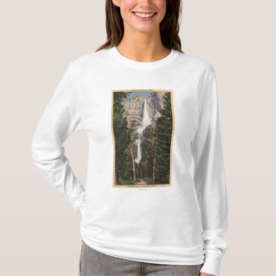 View of Yosemite Falls & Valley T-Shirt