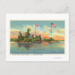 View of Zavikon Island Postcard