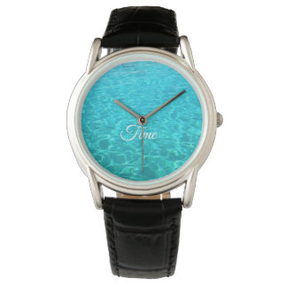 View on azure water of Red sea lagoon Watch