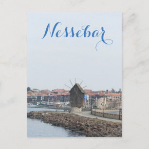 View on Old Town of Nesebur Postcard
