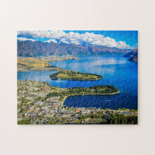 View on Queenstown from Bob's Peak, New Zealand Jigsaw Puzzle