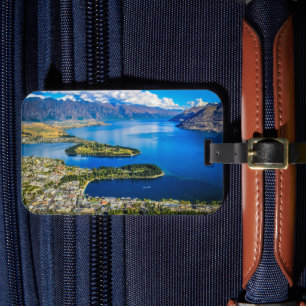 View on Queenstown from Bob's Peak, New Zealand Luggage Tag