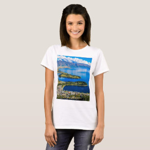 View on Queenstown from Bob's Peak, New Zealand T-Shirt