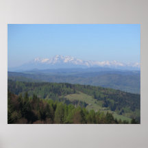 View on Tatras from Beskids