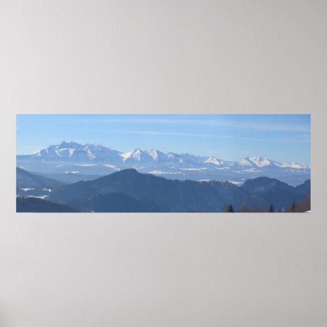 View on Tatras from Beskids Poster (Front)