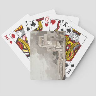 View on the Chitpore Road, Calcutta, plate II from Playing Cards