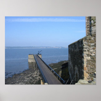 View on the Forth from Blackness Castle, Scotland Poster