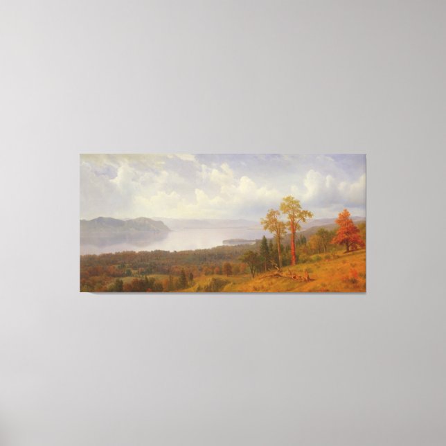 View on the Hudson Looking Across the Tappen Zee Canvas Print (Front)