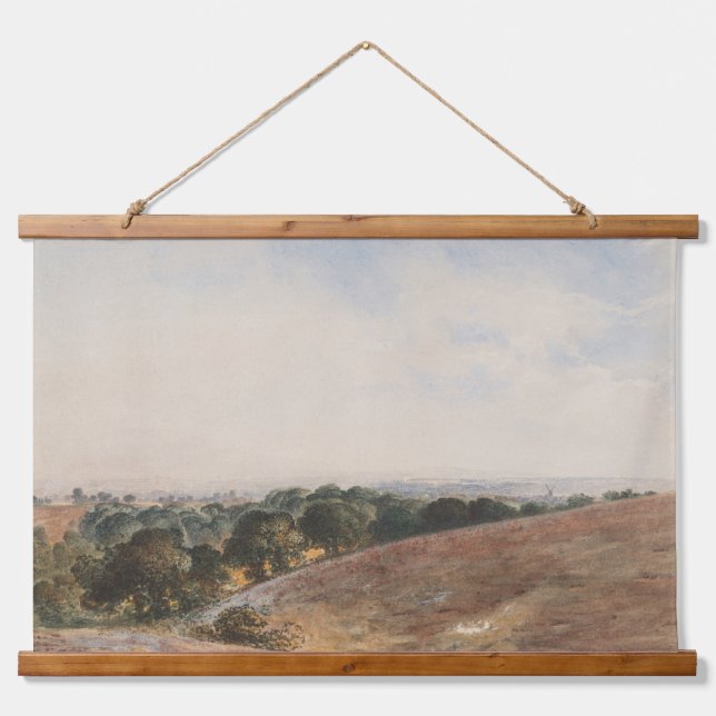 View on the South Downs - John Martin Hanging Tapestry (Front)