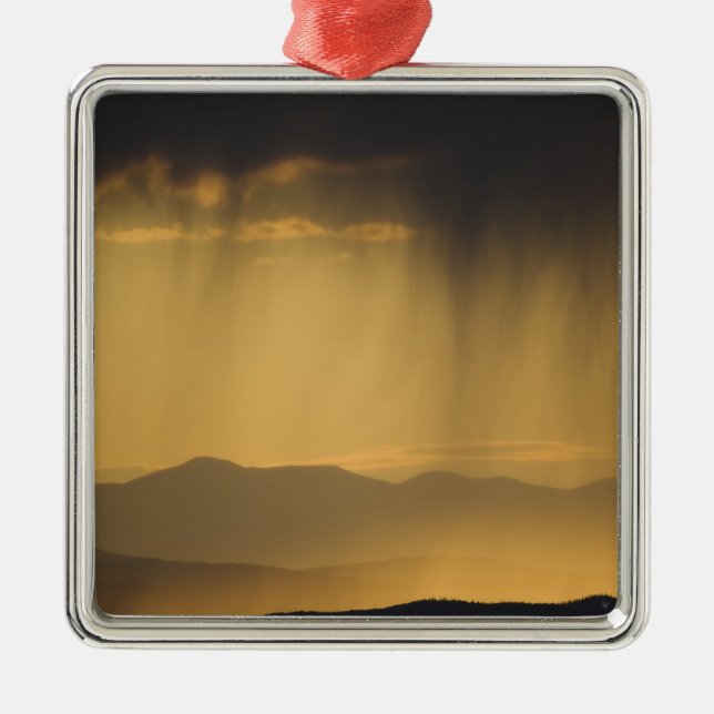 View onto successive hills along the Top of Metal Tree Decoration (Front)