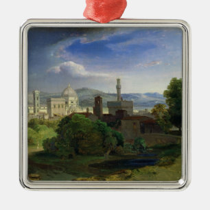 View over Florence, c.1829 Metal Tree Decoration