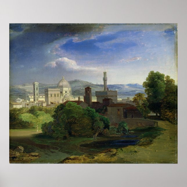 View over Florence, c.1829 Poster (Front)