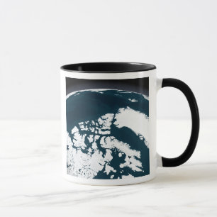 View over Greenland and the Arctic Ocean Mug