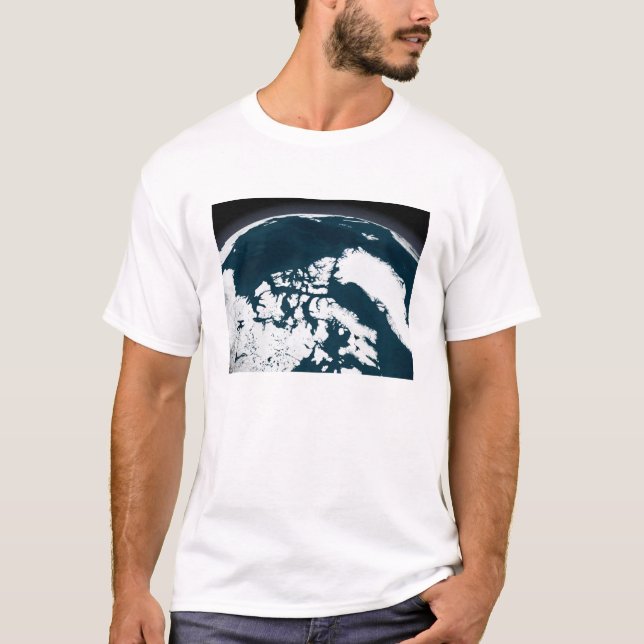 View over Greenland and the Arctic Ocean T-Shirt (Front)