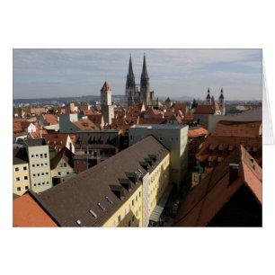 View Over Regensburg, Germany