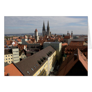 View Over Regensburg, Germany